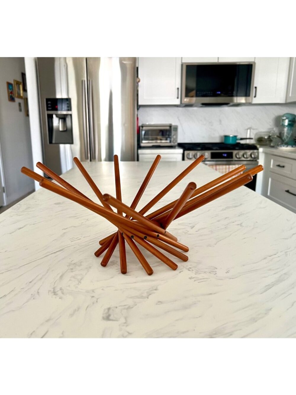 MoMA Satellite Fruit Bowl By Carlo Contin Wood Modernist Minimalist 1999